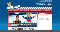 Desktop Screenshot of kidsclubracing.com